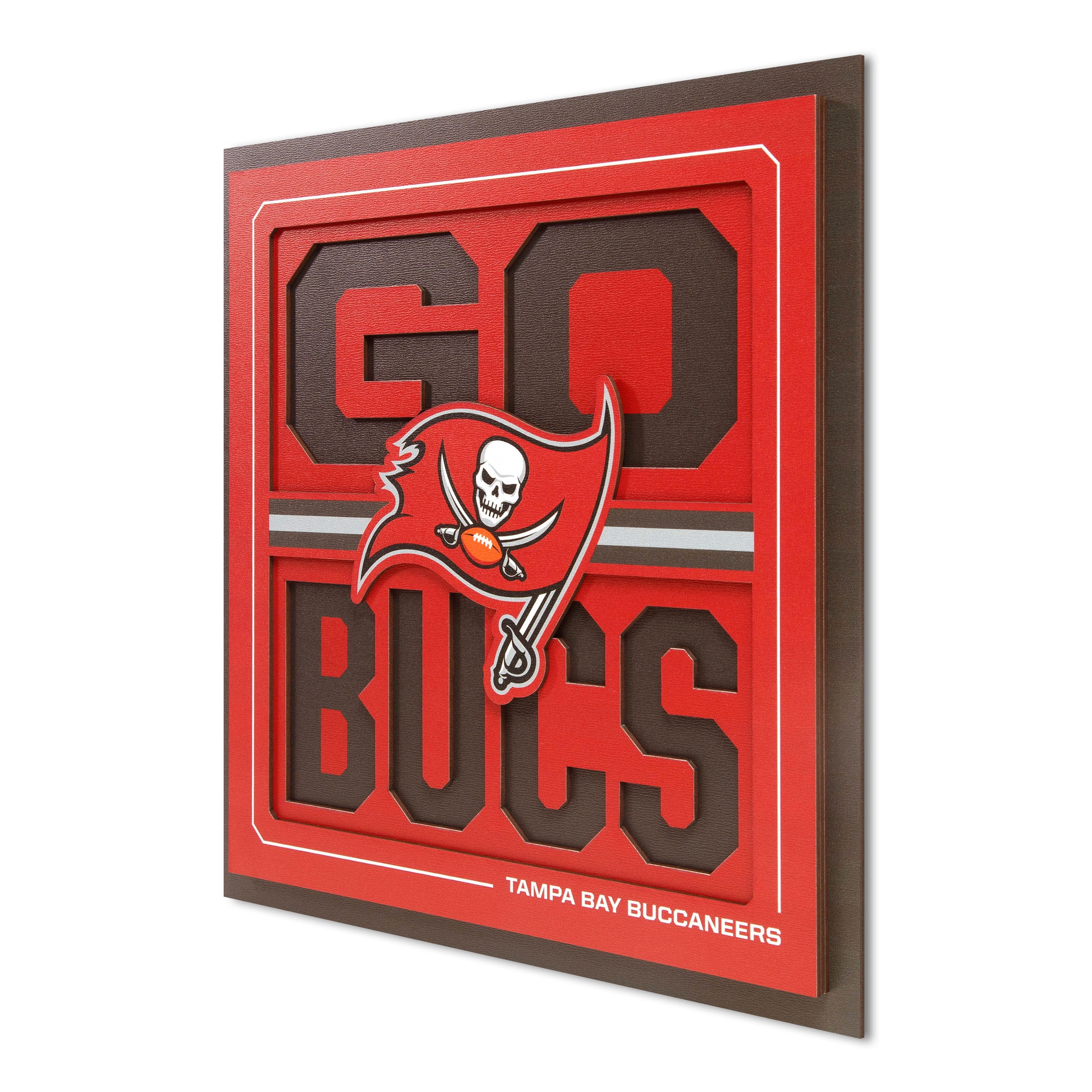 YouTheFan NFL Tampa Bay Buccaneers Slogan Series 3D Wall Art