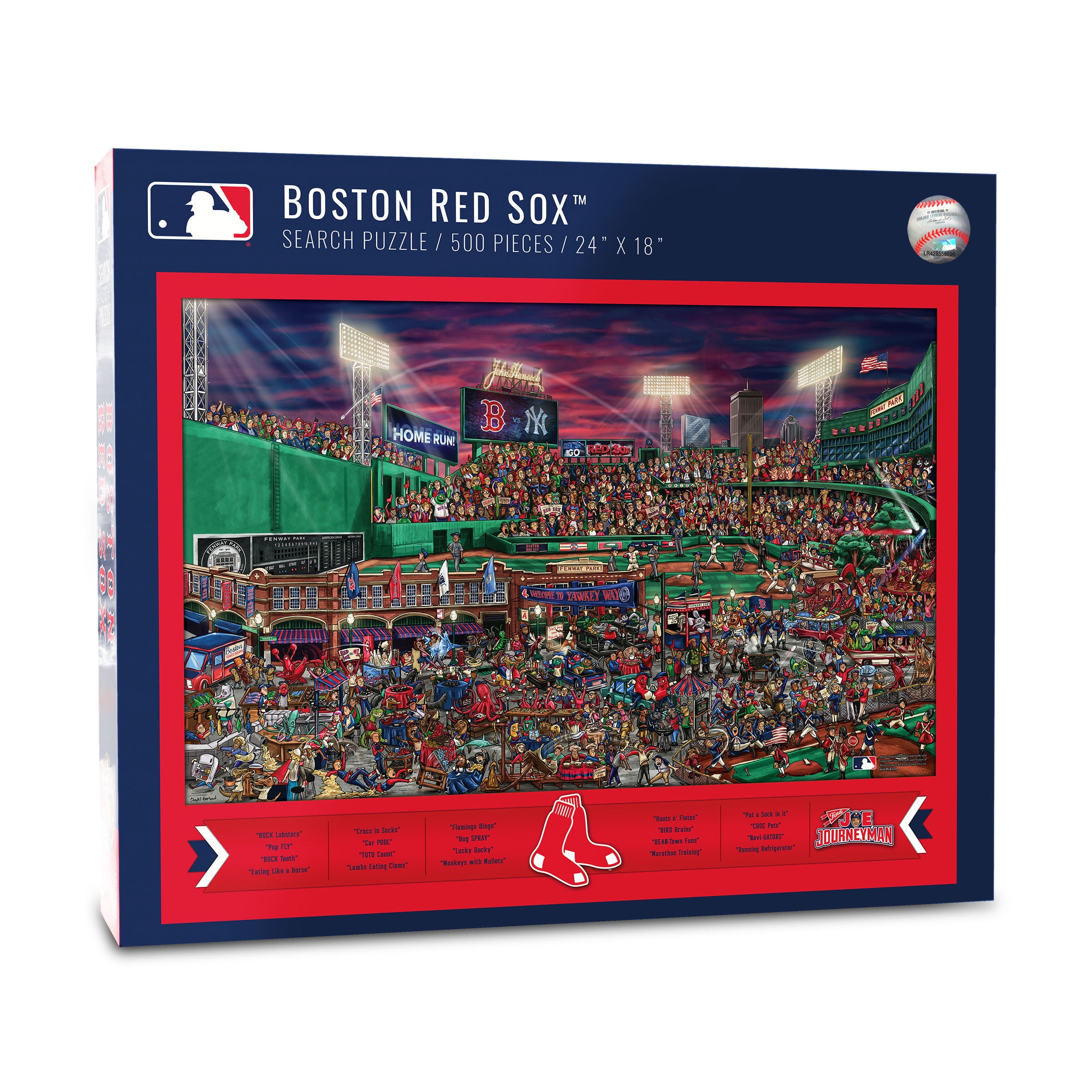 YouTheFan 5021183 Boston Red Sox Joe Journeyman Puzzle - 500 Piece