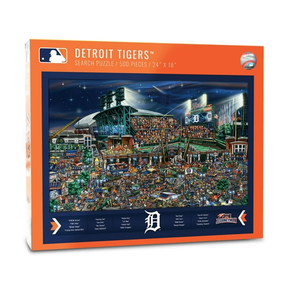 YouTheFan 5021244 Detroit Tigers Joe Journeyman Puzzle - 500 Piece