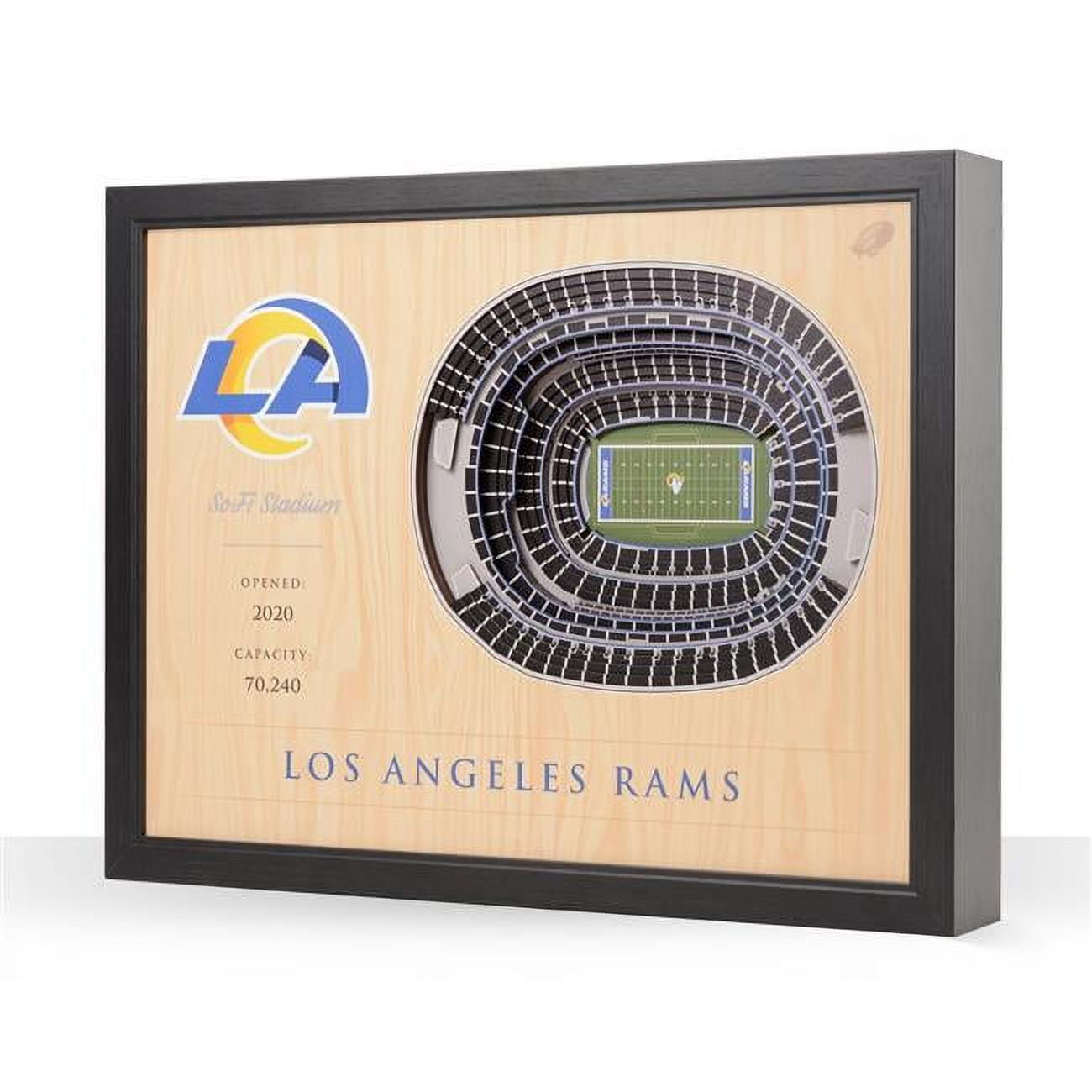 YouTheFan NFL Los Angeles Rams 25-layer Stadiumview Wall Art