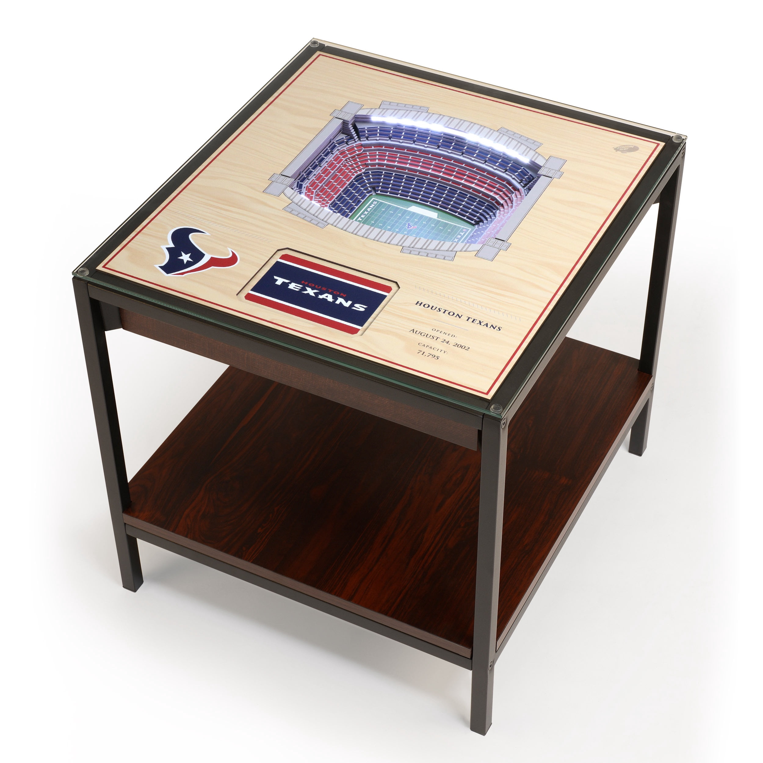 Houston Texans 25-Layer StadiumViews Lighted End Table