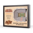 thumbnail image 1 of YouTheFan NCAA Oklahoma St Cowboys FB 25-Layer Stadiumview Wall Art, 1 of 4