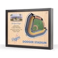 thumbnail image 1 of IDNA Los Angeles Dodgers 25.5" x 19.5" Dodger Stadium Stadium Views Wall Art, 1 of 7