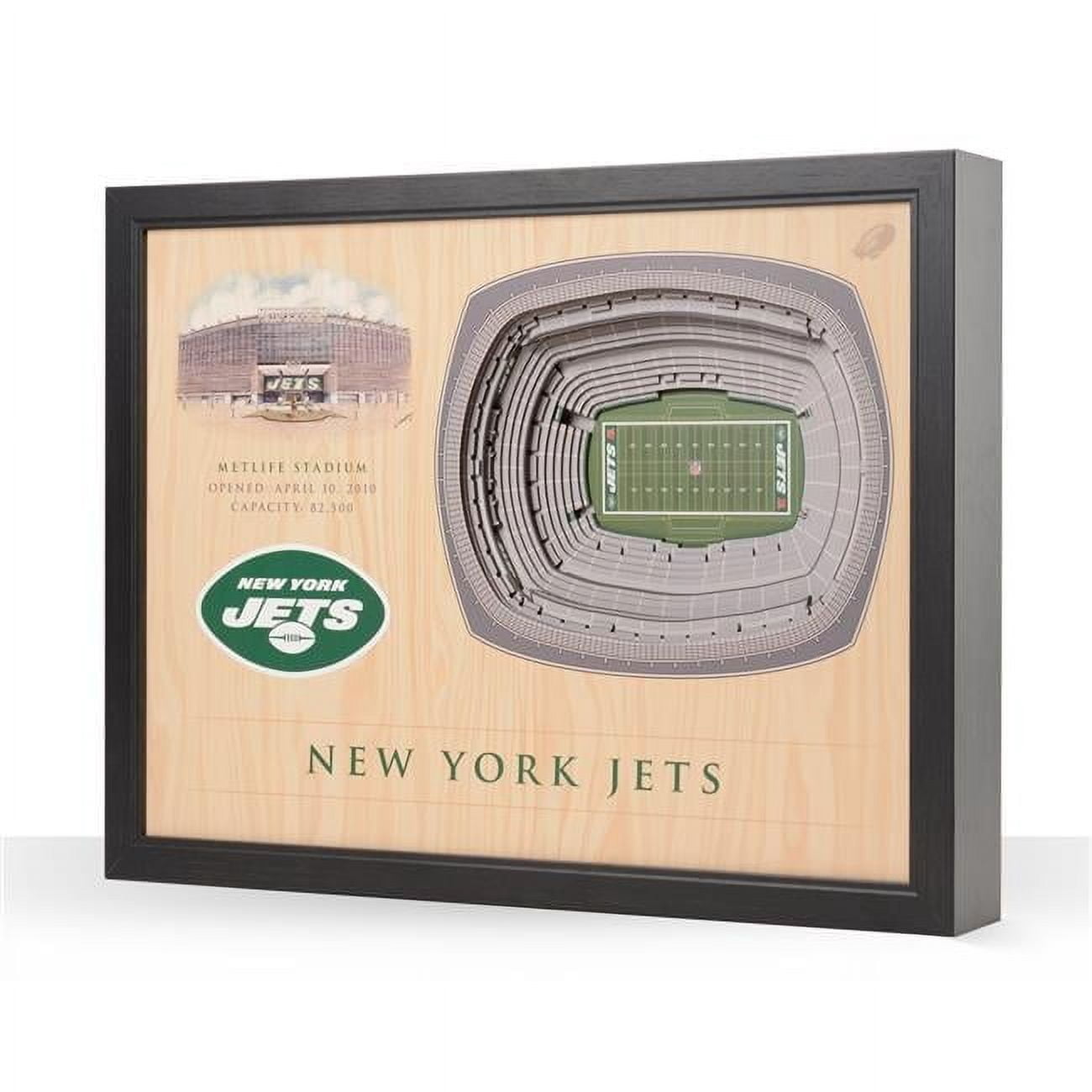 YouTheFan NFL New York Jets 25-layer Stadiumview Wall Art