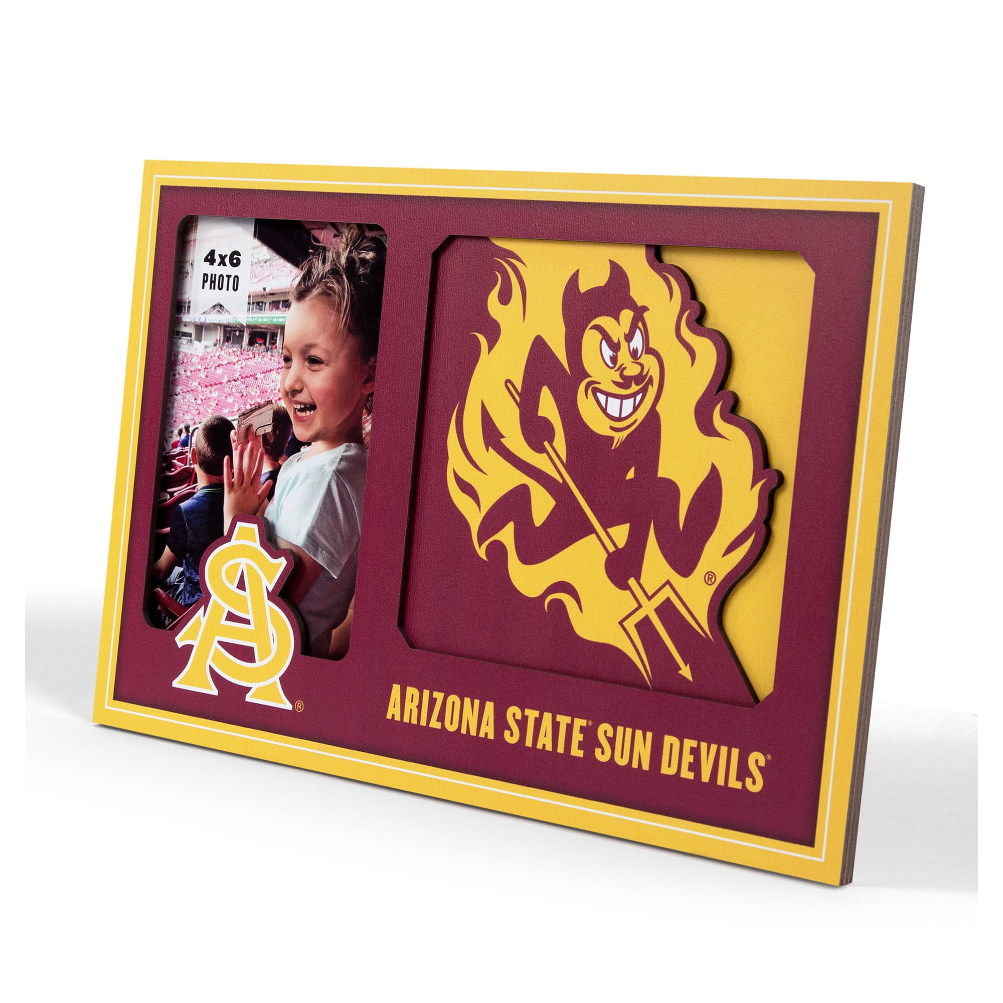 IDNA Arizona State Sun Devils 3D Logo Series Picture Frame