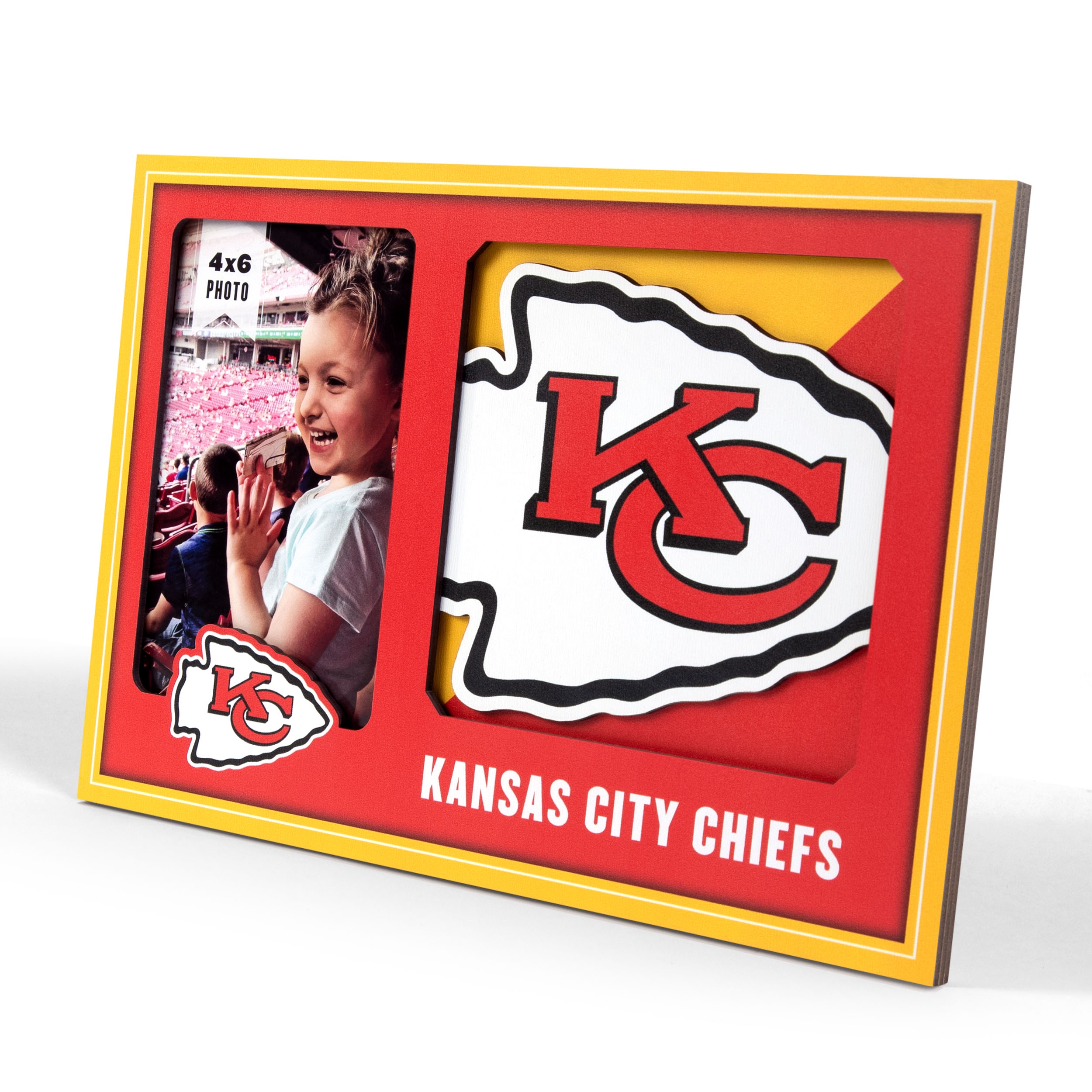 Kansas City Chiefs 3D Logo Picture Frame