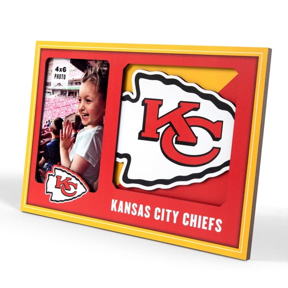 Kansas City Chiefs 3D Logo Picture Frame