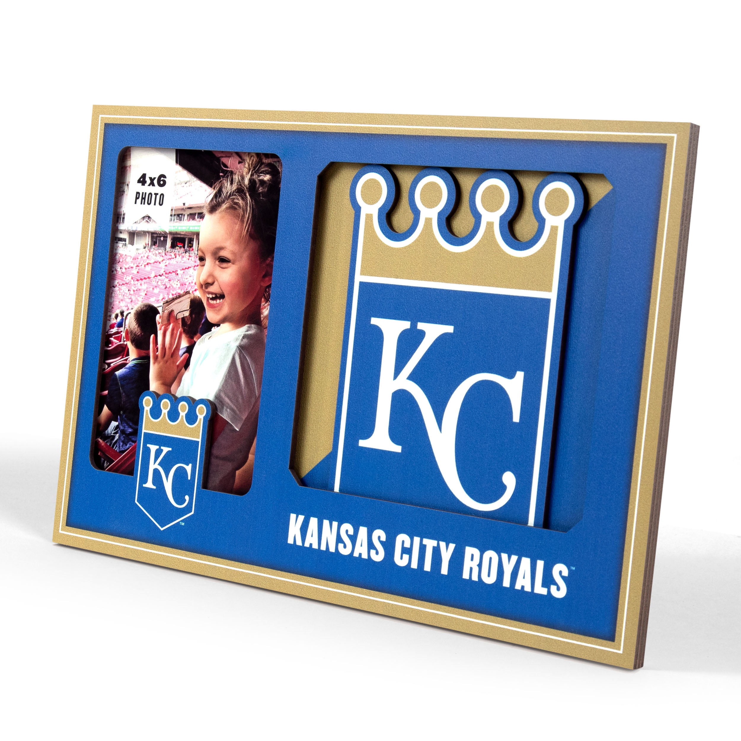 Kansas City Royals 3D Logo Picture Frame