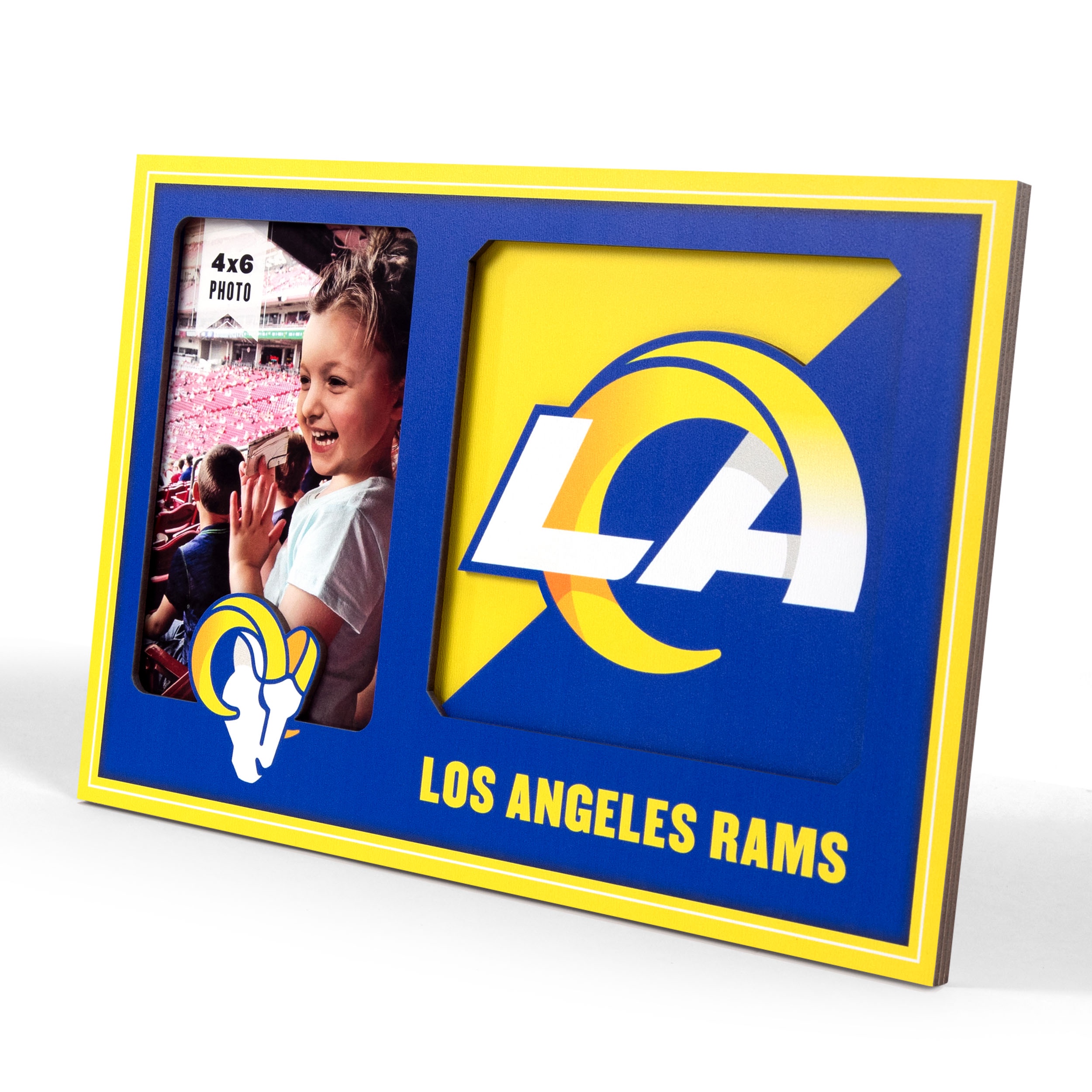 Los Angeles Rams 3D Logo Picture Frame