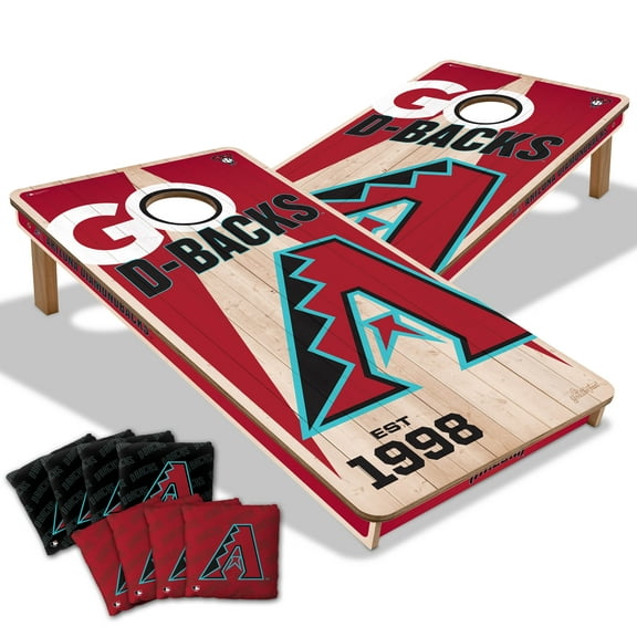 YouTheFan MLB Arizona Diamondbacks 2' x 4' Cornhole Game