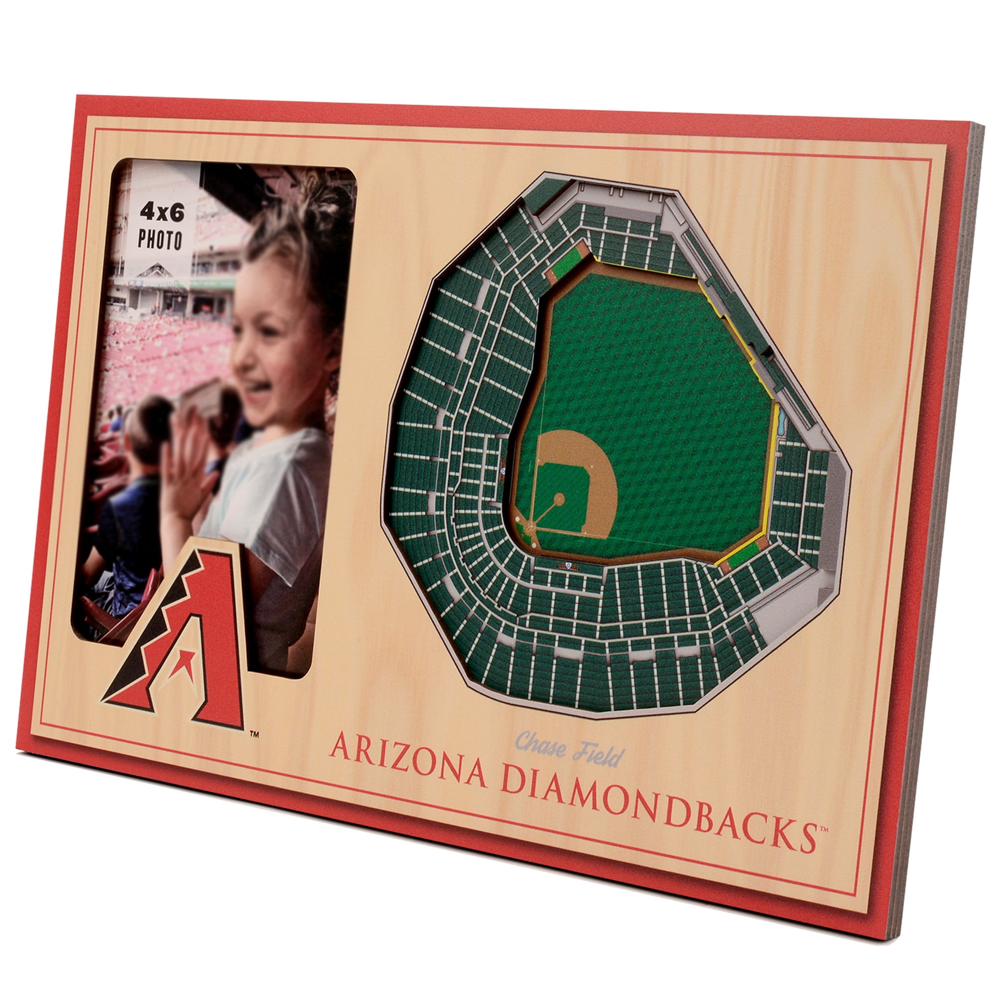 Fanpoint Arizona Diamondbacks 3D StadiumView Picture Frame