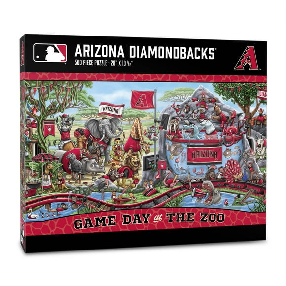 YouTheFan MLB Arizona Diamondbacks Game Day at the Zoo - 500 pc Puzzle