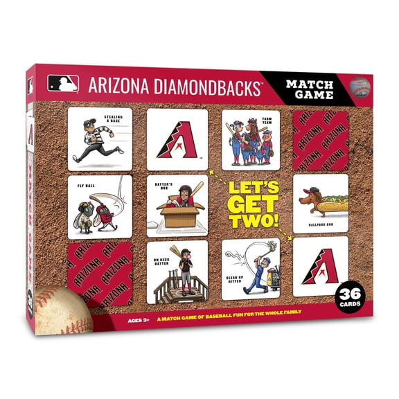 YouTheFan MLB Arizona Diamondbacks Memory Match Game