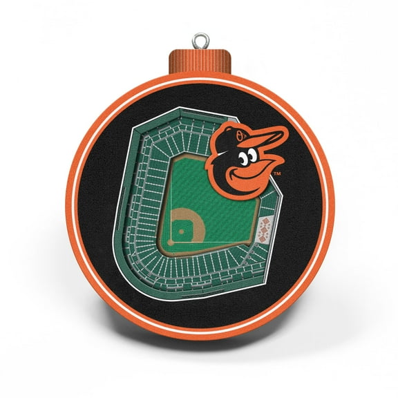 YouTheFan MLB Baltimore Orioles 3D StadiumView Ornament