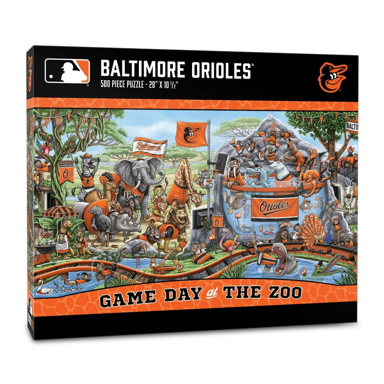 Baltimore Orioles Game Day at the Zoo 500-Piece Sports Jigsaw