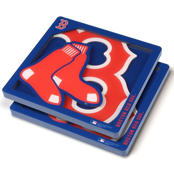 Boston Red Sox 3D Team Coaster 2-Pack