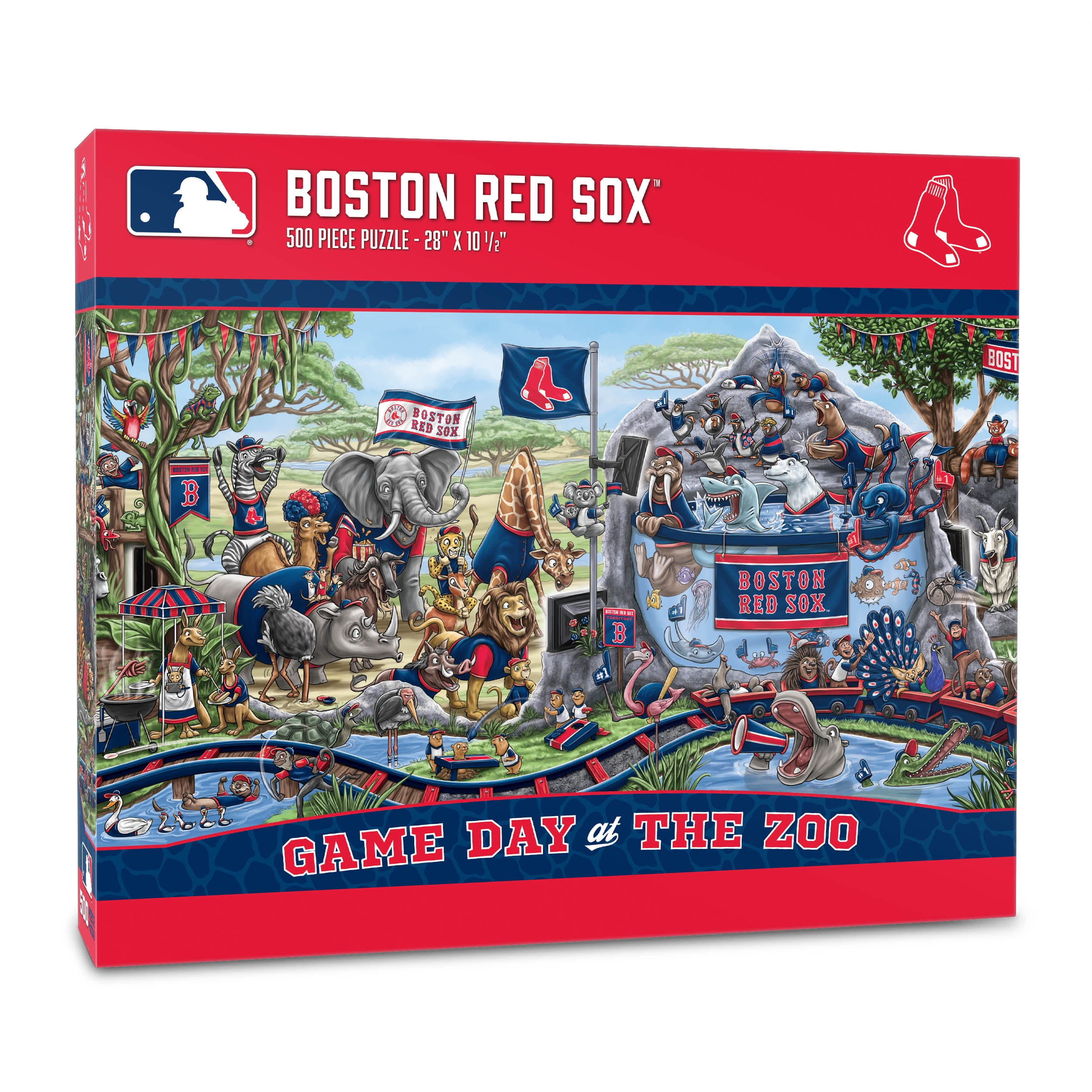 YouTheFan Texas Rangers Game Day Zoo Puzzle - 500 Piece - Walmart.com