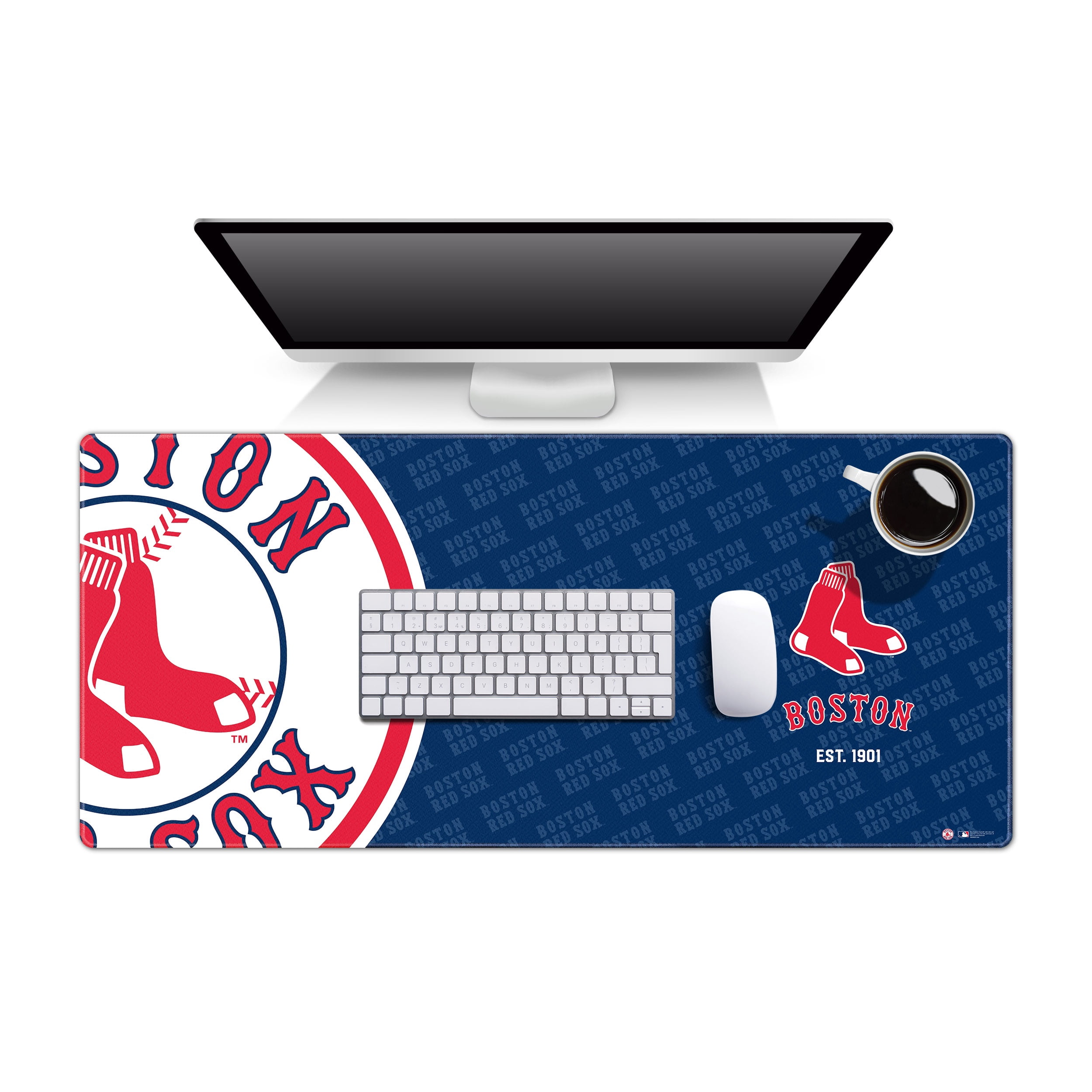 YouTheFan MLB Boston Red Sox Logo Series Desk Pad