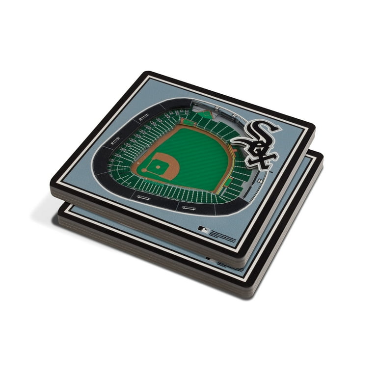 YouTheFan MLB Chicago White Sox 3D StadiumView Coasters