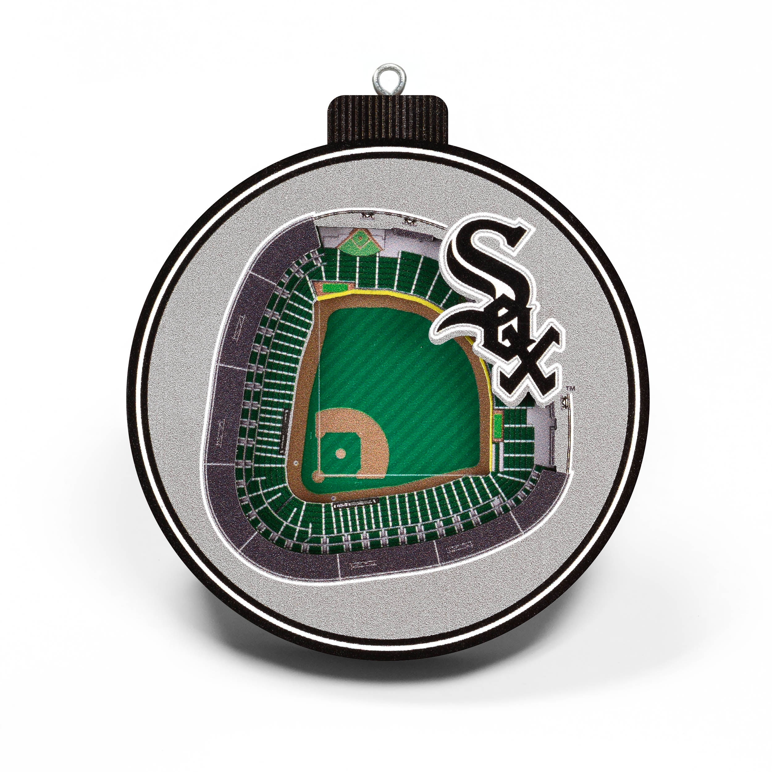 YouTheFan MLB Chicago White Sox 3D StadiumView Ornament