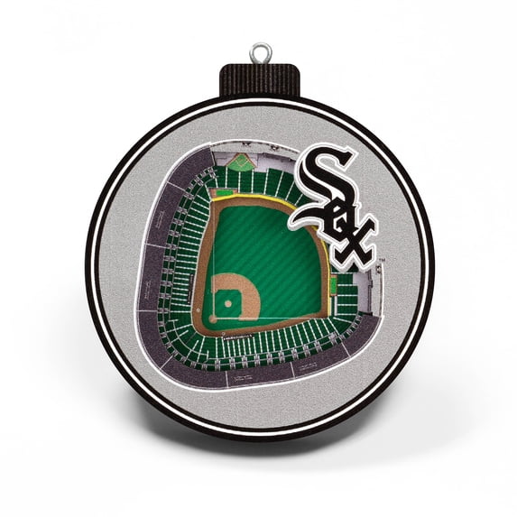 YouTheFan MLB Chicago White Sox 3D StadiumView Ornament