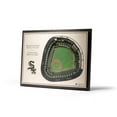 thumbnail image 1 of Chicago White Sox 17'' x 13'' 5-Layer 3D StadiumViews Wall Art, 1 of 5