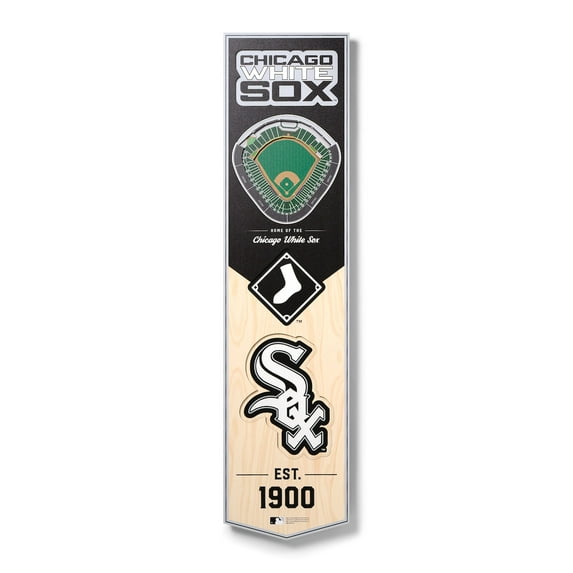 White Sox 8'' x 32'' 3D StadiumView Banner