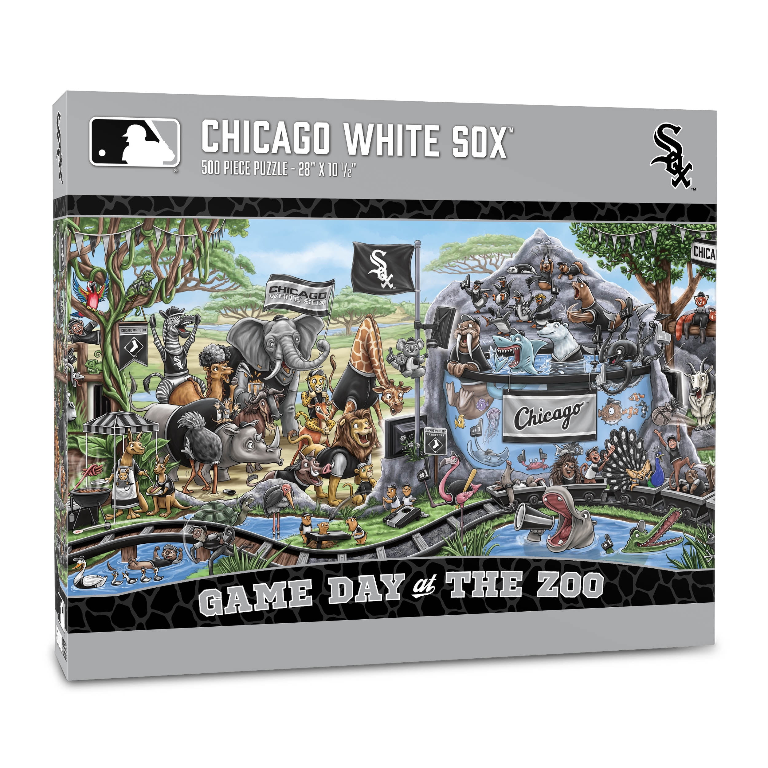 YouTheFan MLB Chicago White Sox Game Day at the Zoo Puzzle - 500 Piece