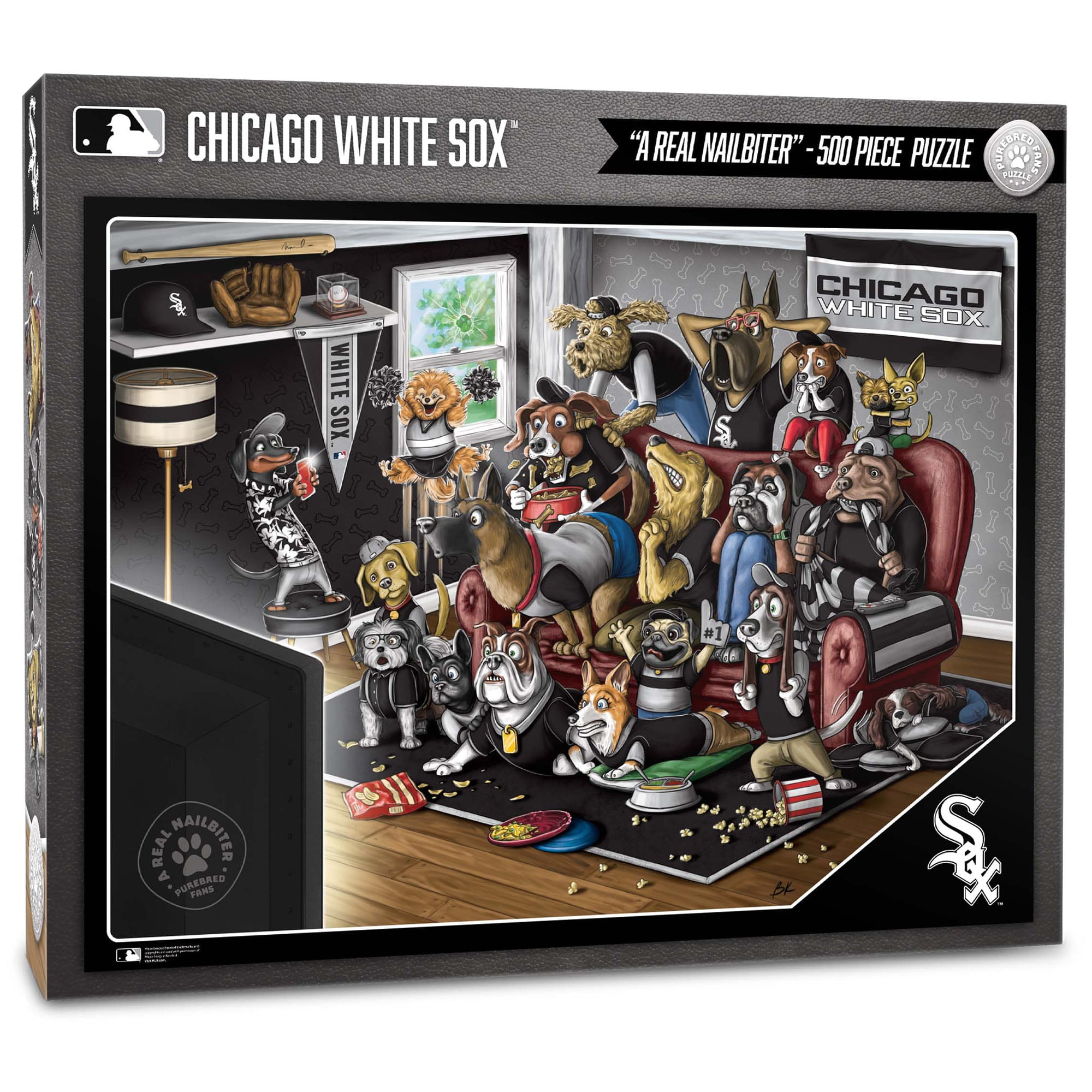Chicago White Sox Purebred Fans 18'' x 24'' A Real Nailbiter 500-Piece Puzzle