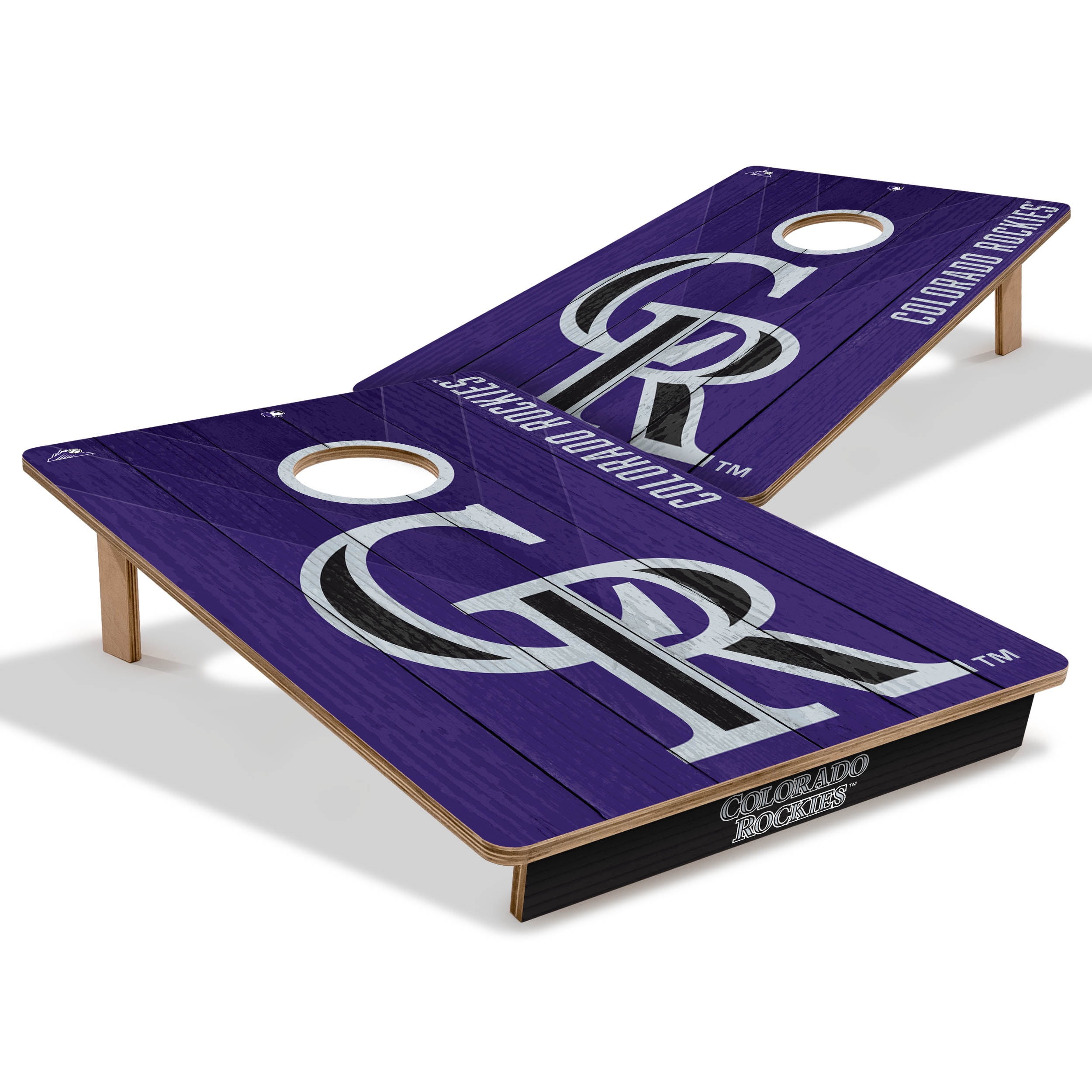 YouTheFan MLB Colorado Rockies 2' x 3' Cornhole Game No Bags