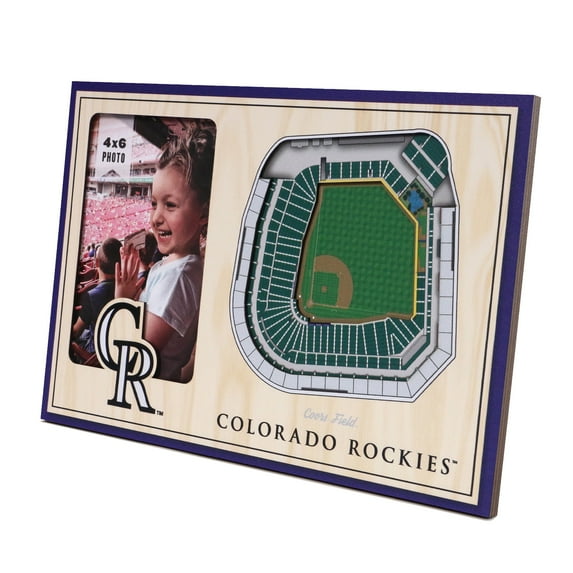 YouTheFan MLB Colorado Rockies 3D StadiumView Picture Frame
