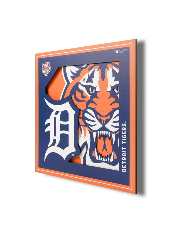 YouTheFan MLB Detroit Tigers 12 x 12 Wall Art