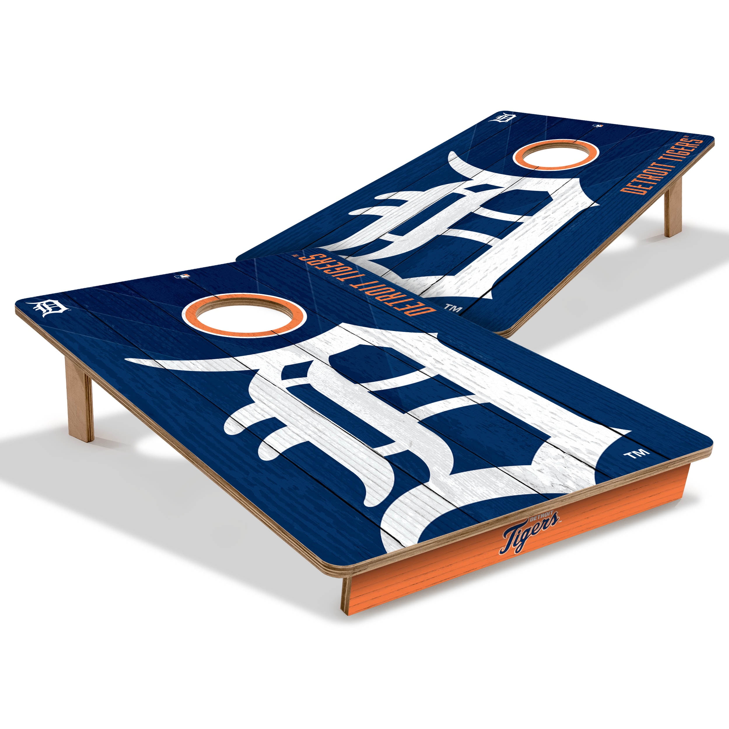 YouTheFan MLB Detroit Tigers 2' x 3' Cornhole Game No Bags