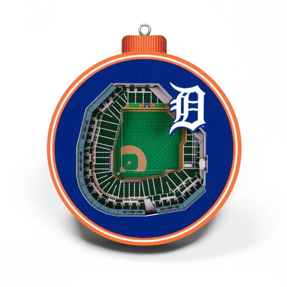 YouTheFan MLB Detroit Tigers 3D StadiumView Ornament