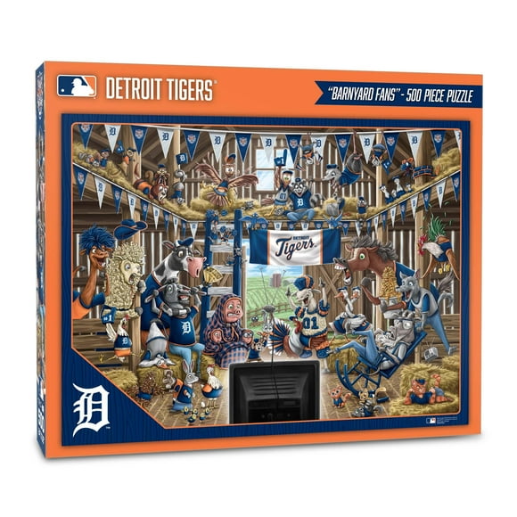 YouTheFan MLB Detroit Tigers Barnyard Fans Puzzle - 500 Piece