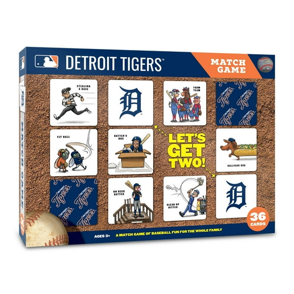 YouTheFan MLB Detroit Tigers Memory Match Game