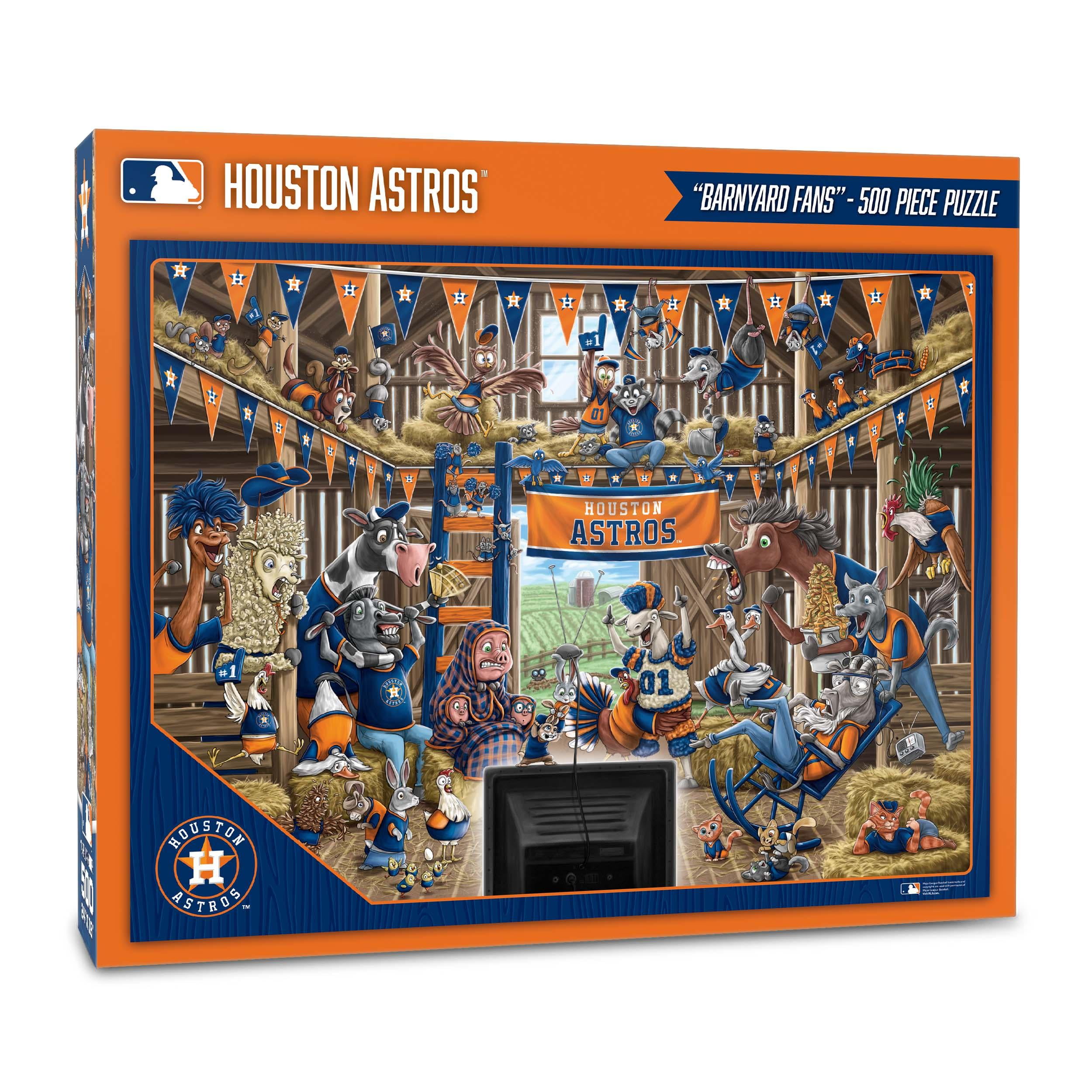 YouTheFan MLB Los Angeles Dodgers Barnyard Fans Puzzle - 500