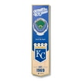 thumbnail image 1 of Kansas City Royals 8'' x 32'' 3D StadiumView Banner, 1 of 3