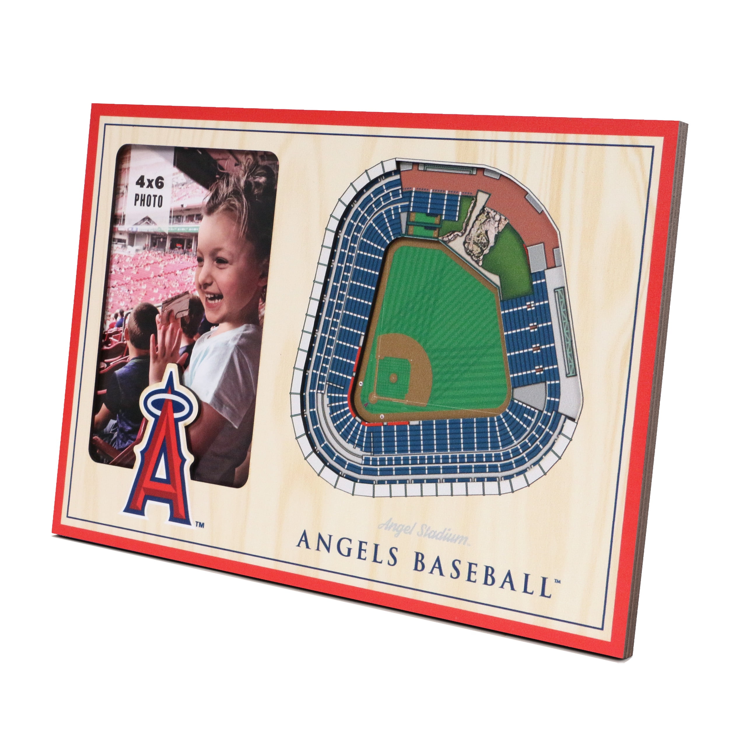 YouTheFan MLB Los Angeles Angels 3D StadiumView Picture Frame
