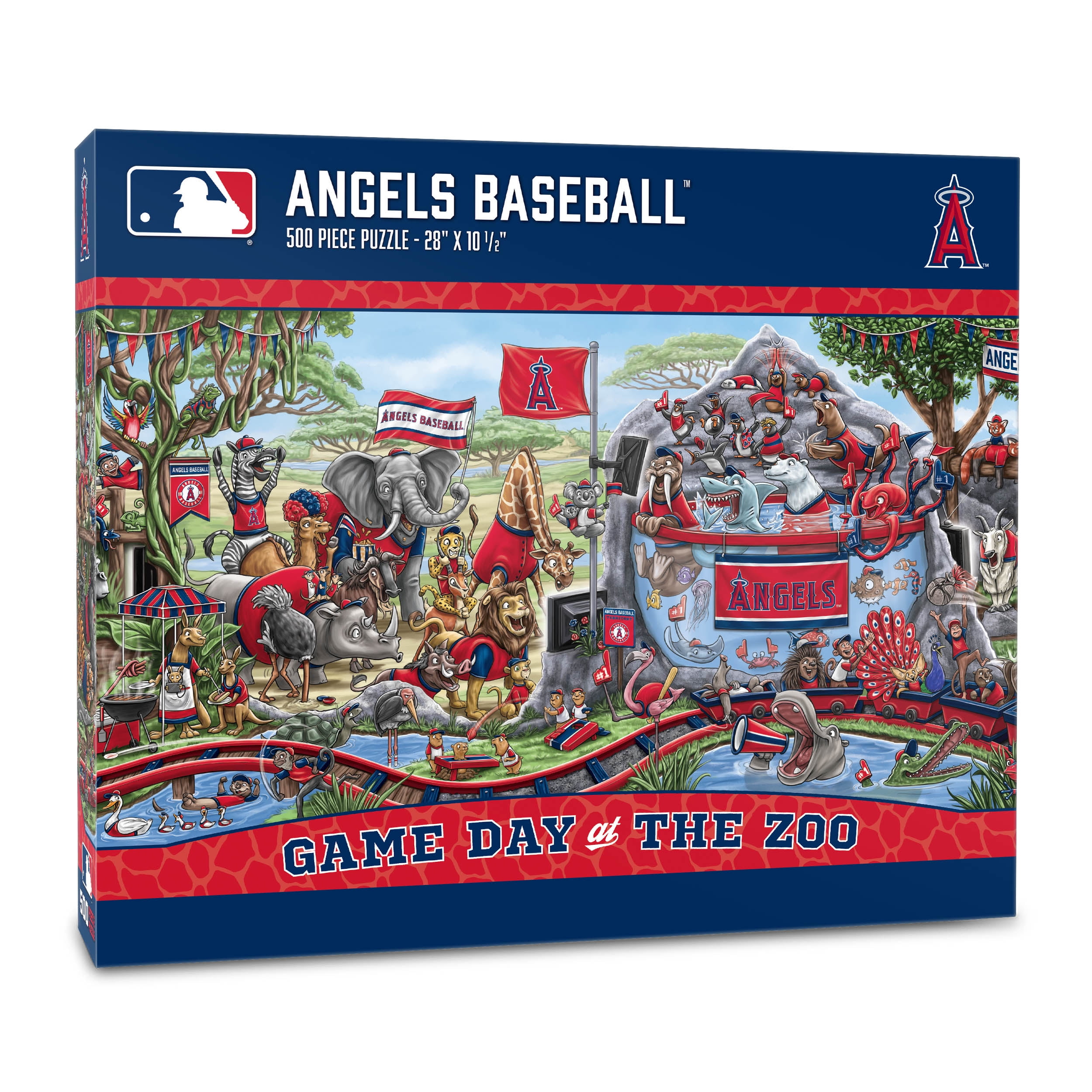 Los Angeles Dodgers Iconic Baseball Puzzle - 500 Piece Game Day at