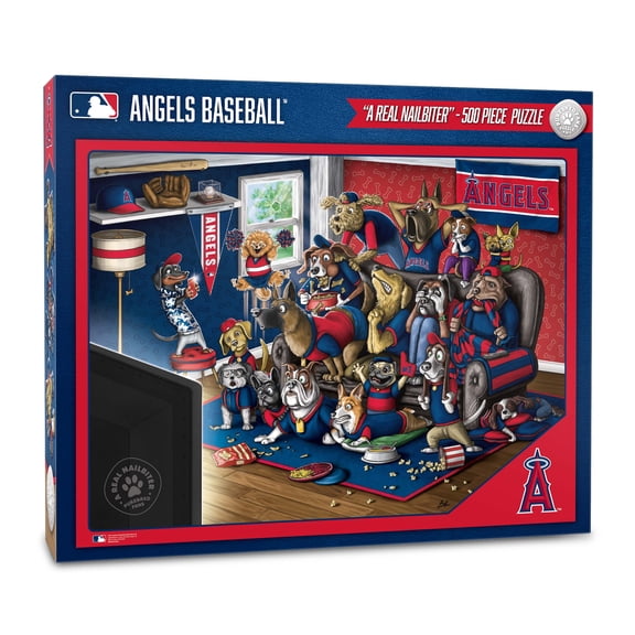 YouTheFan MLB Los Angeles Angels Purebred Fans 500pc Puzzle - "A Real Nailbiter"