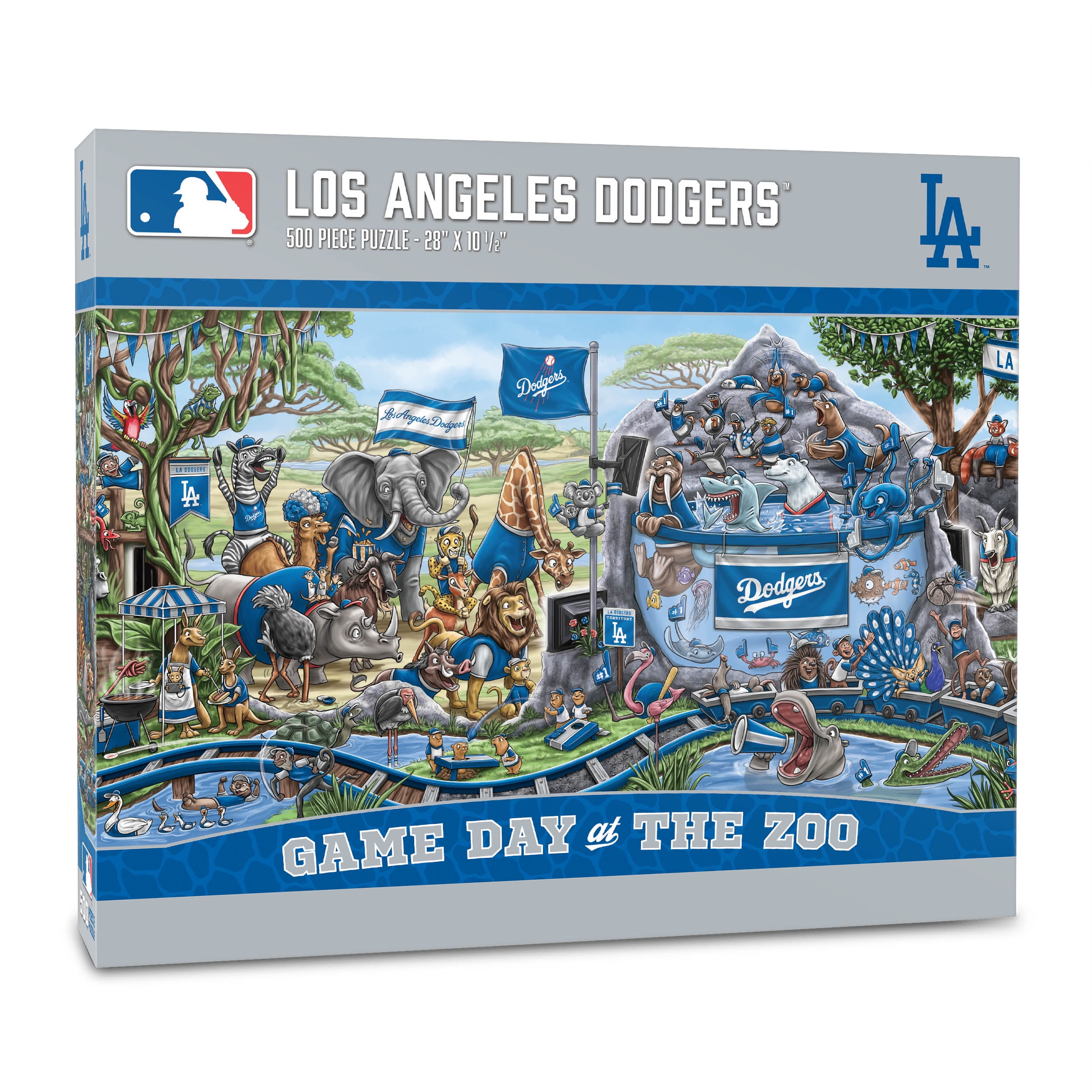 【完売品】ロサンゼルス ドジャース 500ピース パズル Los Angeles Dodgers WinCraft Round 500-Piece Puzzle