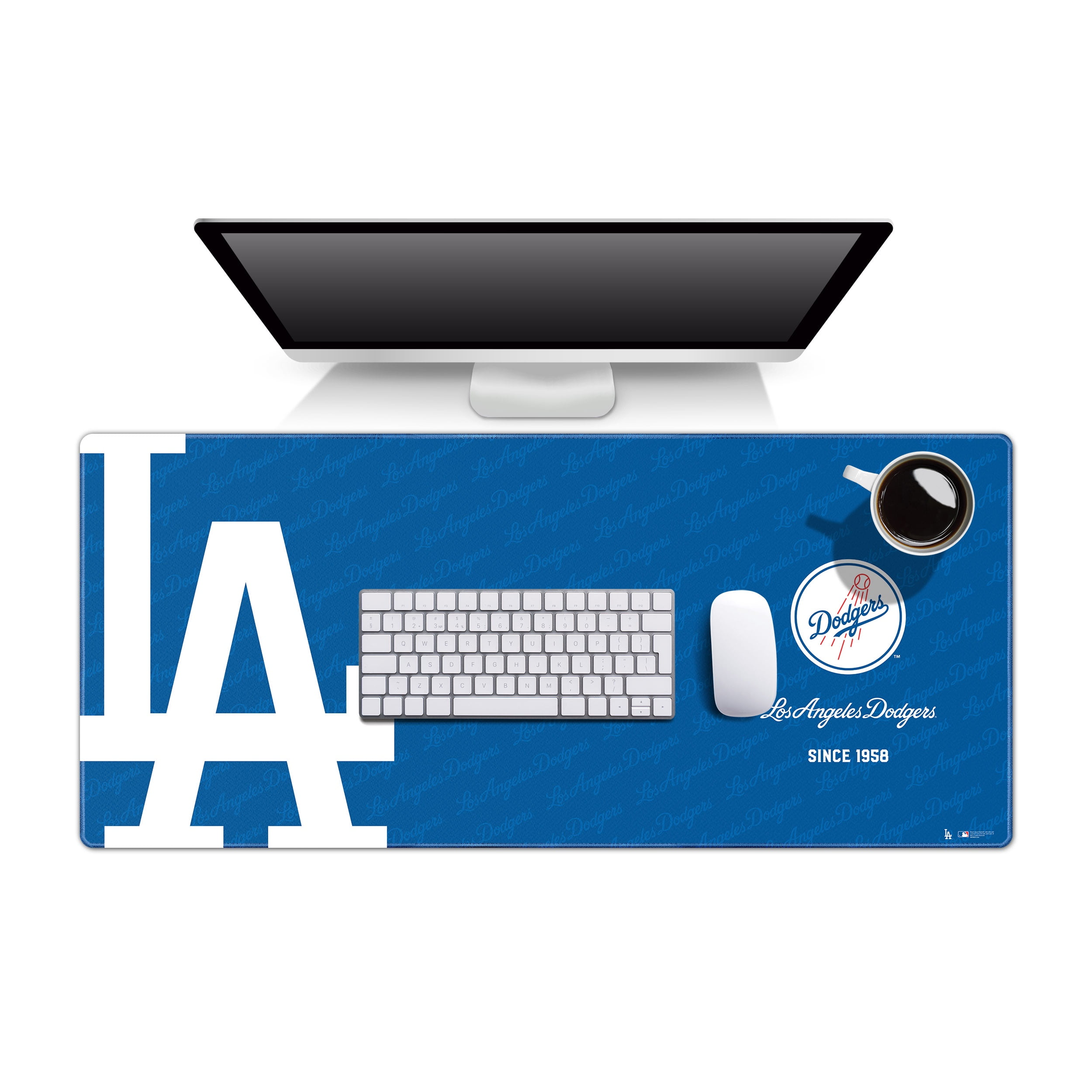 YouTheFan MLB Los Angeles Dodgers Logo Series Desk Pad