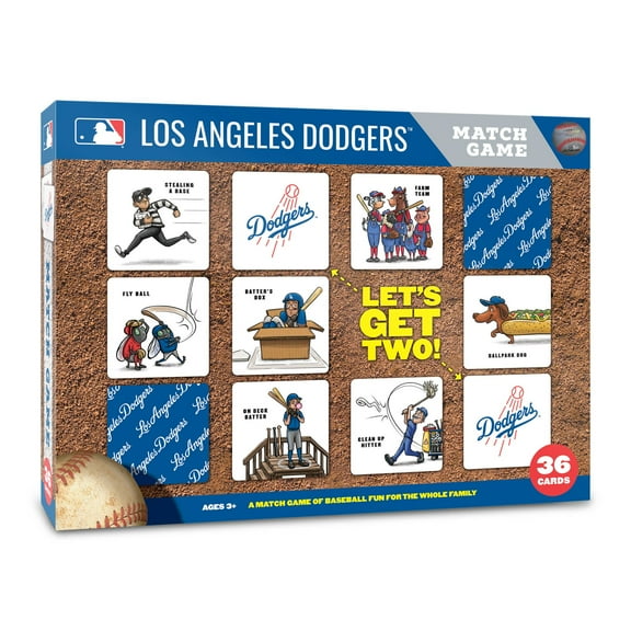 YouTheFan MLB Los Angeles Dodgers Memory Match Game