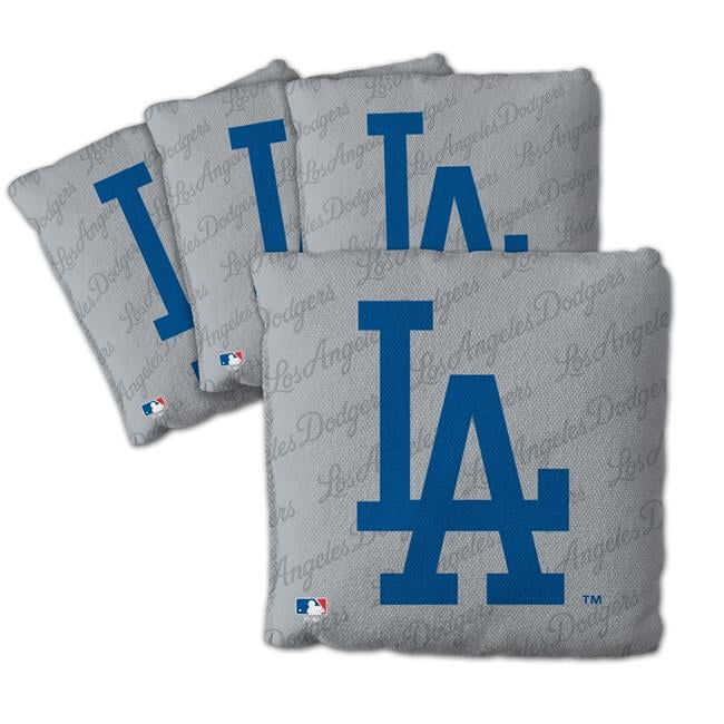 MLB Los Angeles Dodgers Cornhole Bags - 4PK - Grey