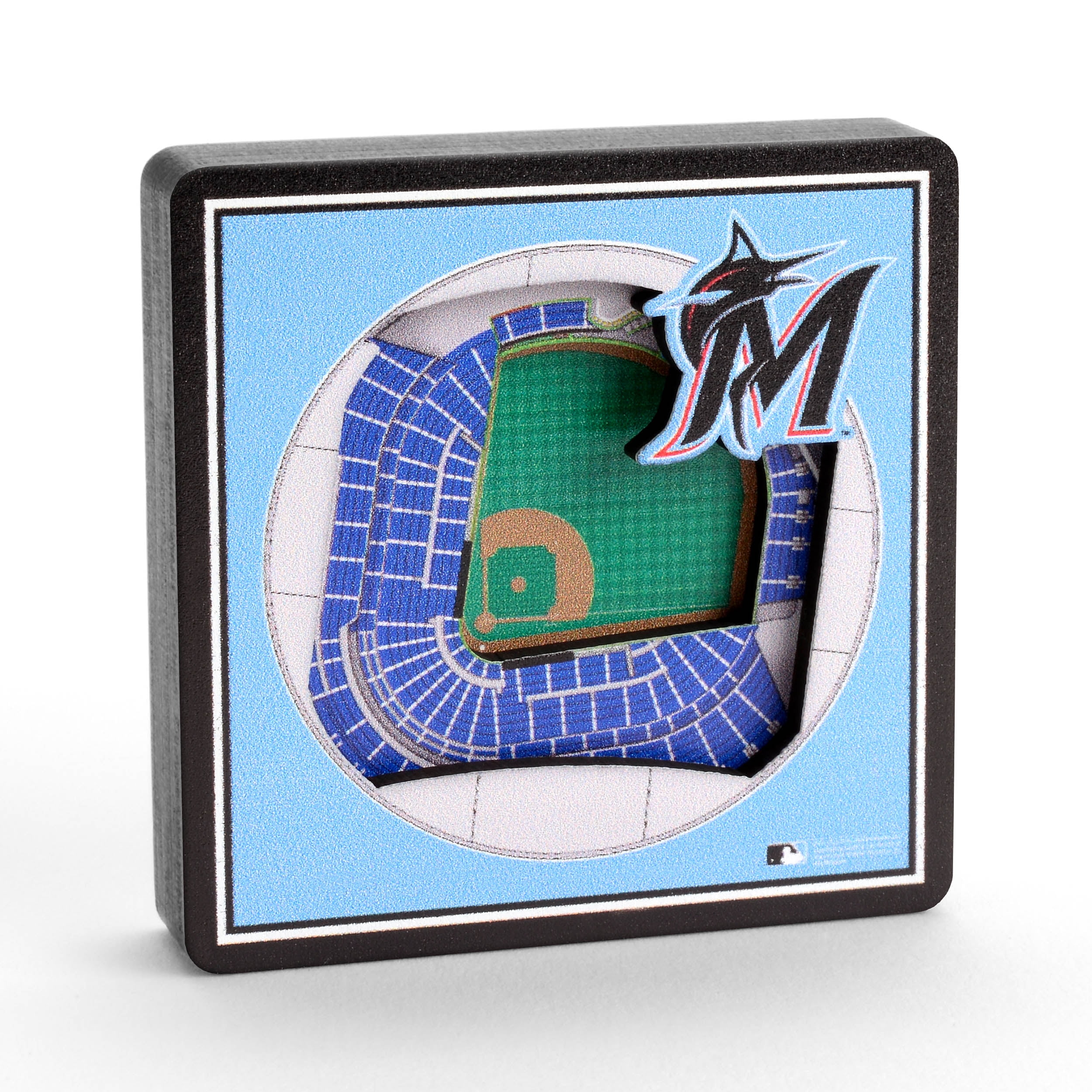 Houston Astros 3D StadiumView Magnet - Mini Replica for Fridge