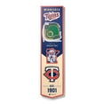 thumbnail image 1 of YouTheFan MLB Minnesota Twins 8x32 Stadium View Banner, 1 of 3