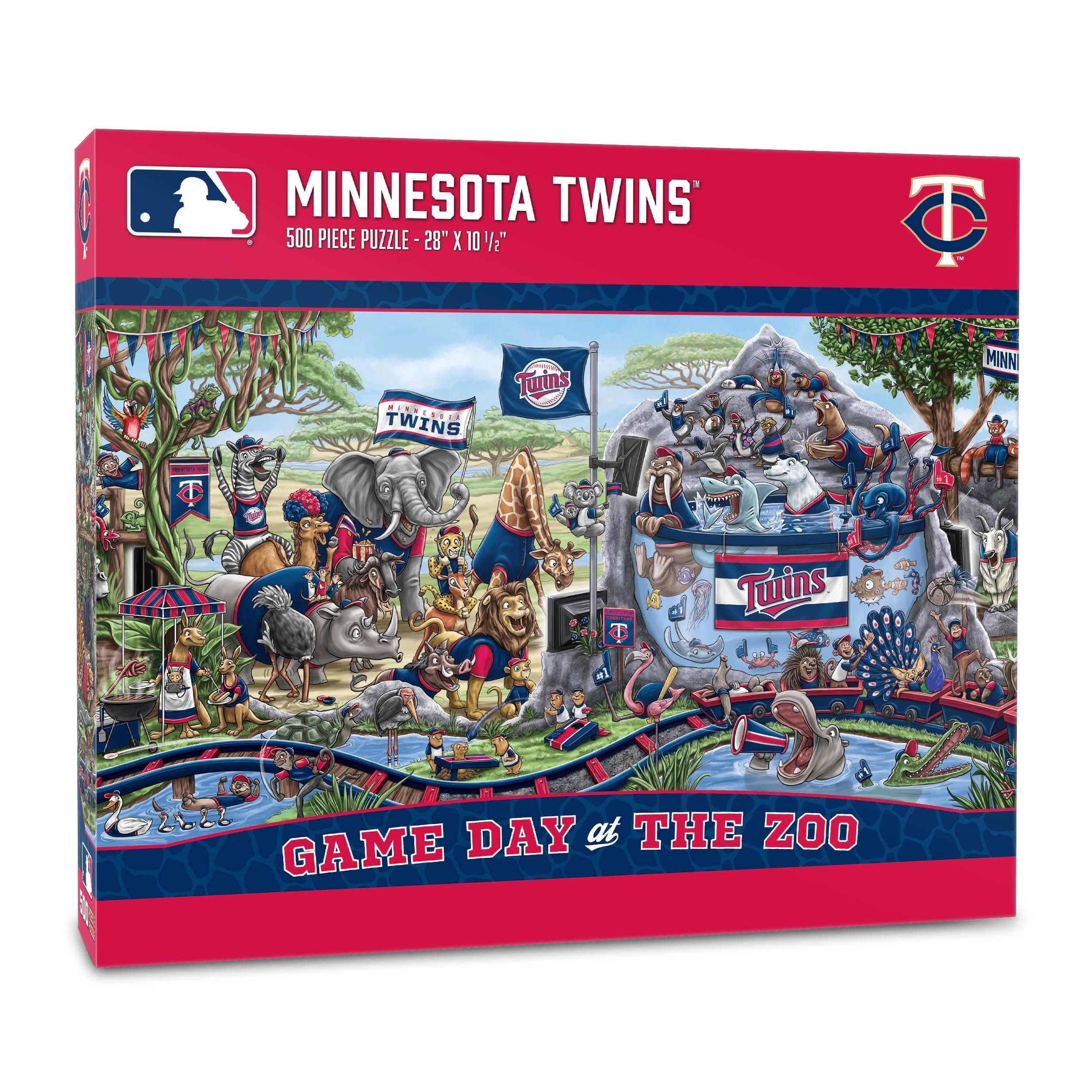 YouTheFan MLB Minnesota Twins Game Day at the Zoo - 500 pc Puzzle