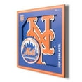 thumbnail image 1 of Mets 12'' x 12'' 3D Logo Wall Art, 1 of 4