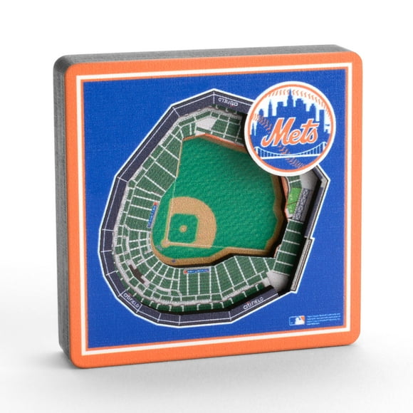YouTheFan MLB New York Mets 3D StadiumView Magnet